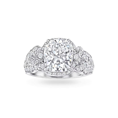 Couture Cushion-Cut Diamond Engagement Ring