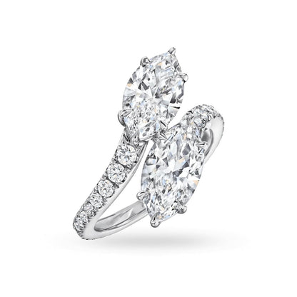 Couture Marquise Diamond Engagement Ring