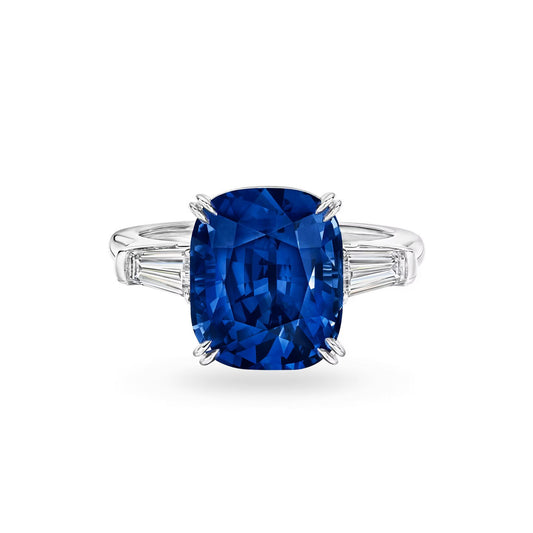 Classic Cushion-Cut Sapphire Ring