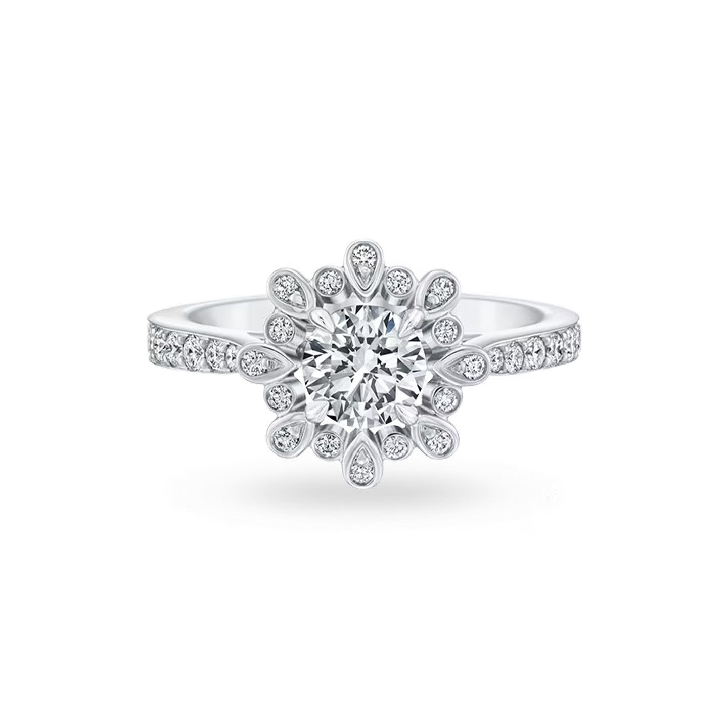 Blossom Diamond Engagement Ring